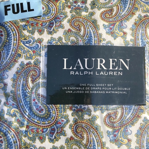 ralph lauren full sheet set